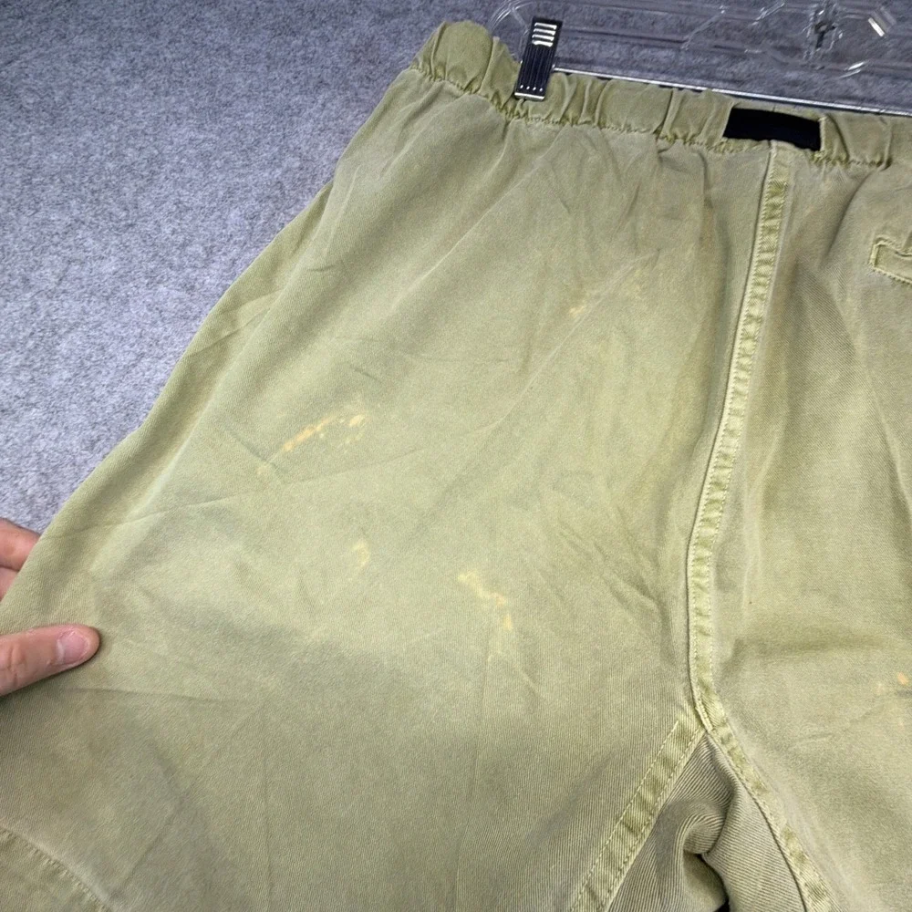Vintage Gramicci Belted Shorts Green Cotton Mens Medium 90s